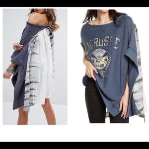 Free People Oversized Sleeveless Crewneck